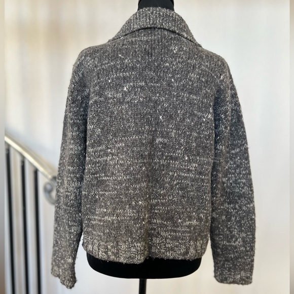 Pronto Gold Wool Blend Zip Sweater - Picture 5 of 7